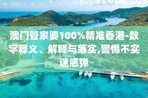 澳门管家婆100%精准香港-数字释义、解释与落实,警惕不实迷惑弹